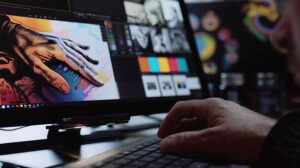 vecteezy ai generated designers creative process captured clicking 40724320